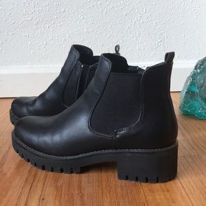 Platform Ankle Booties